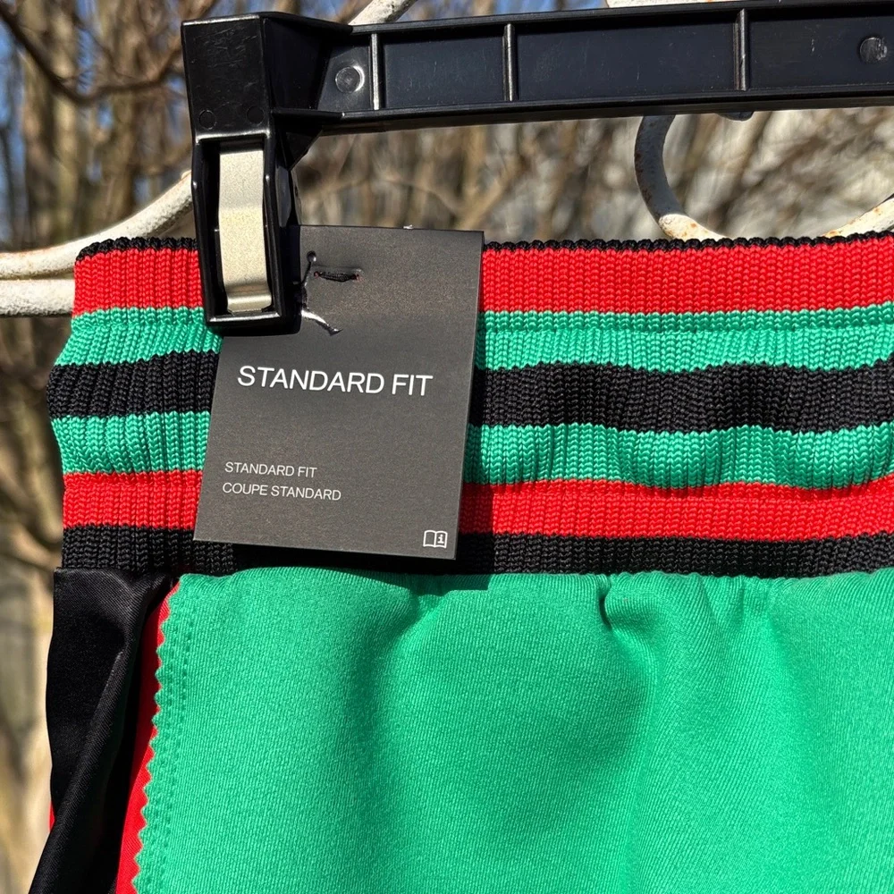 Jordan Green Track Jacket and Joggers with Red and Black Trim - Picture 5 of 6